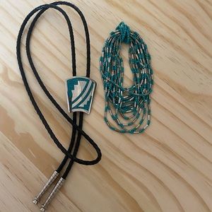 Turquoise Bolo Set